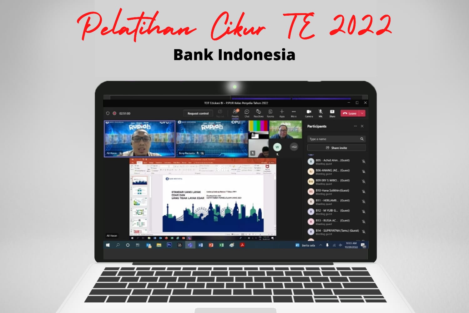 SSI Attends Bank Indonesia CIKUR TE 2022 Training