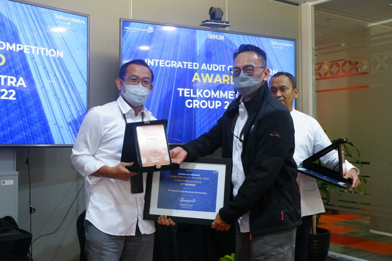 SSI Ikuti Integrated Audit Competition Award TelkomMetra Group 2022