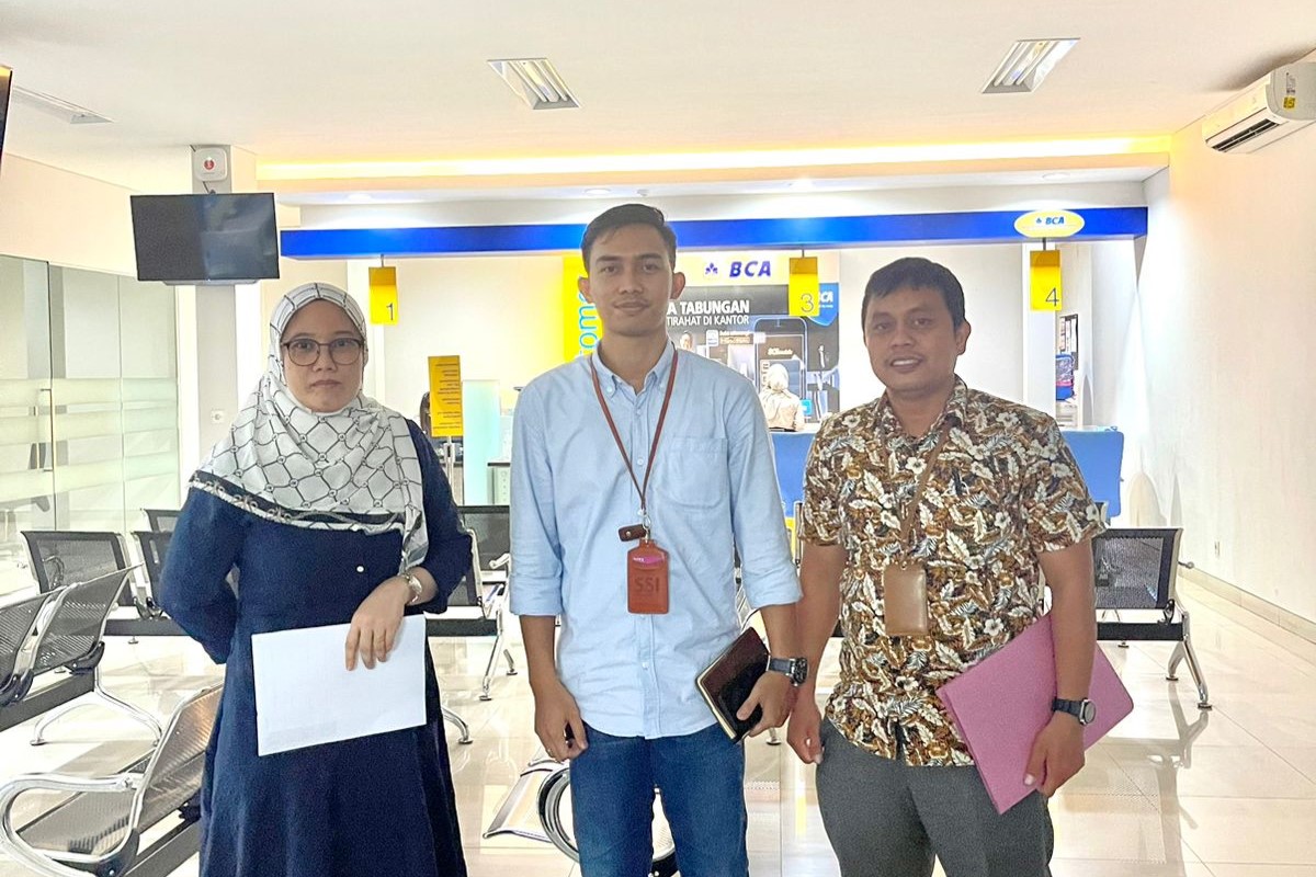 SSI Manages the Cash Management of BCA KCP Talang Banjar