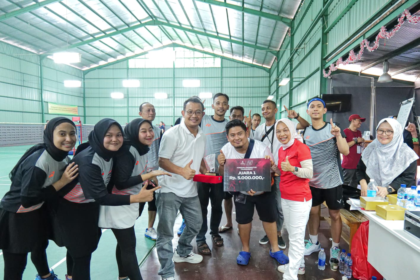 SSI Champion of Admedika Badminton Tournament