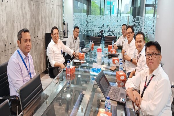 Customer Visit from SSI Director at BRI Bank