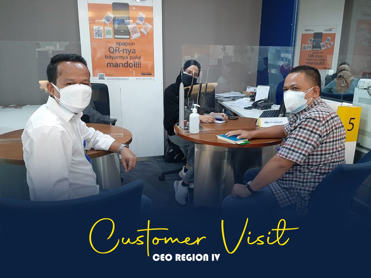 Customer Visit CEO Region IV ke Bank Mandiri Cabang Sudirman Sukabumi